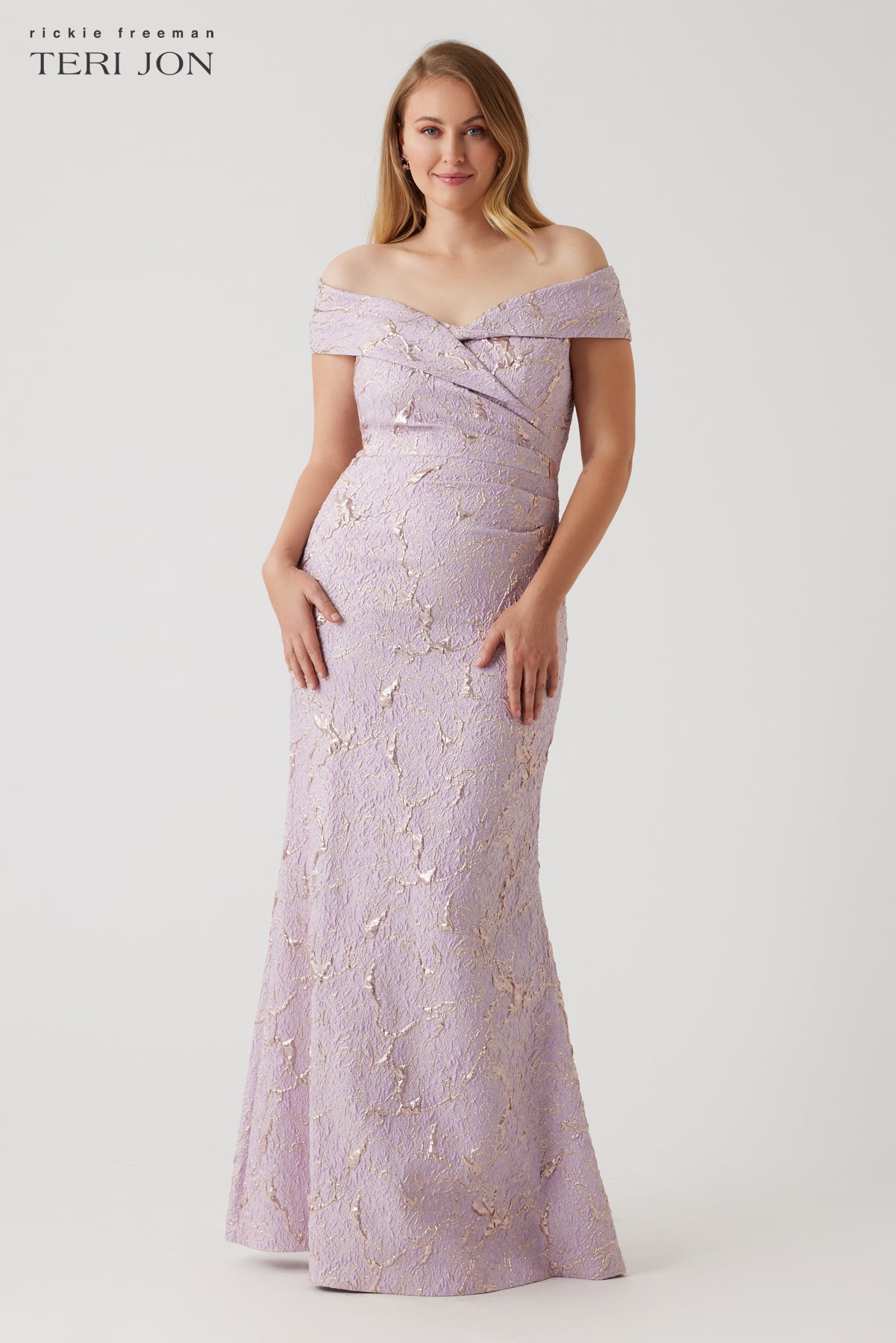 Plus Size Image Lilac Gold