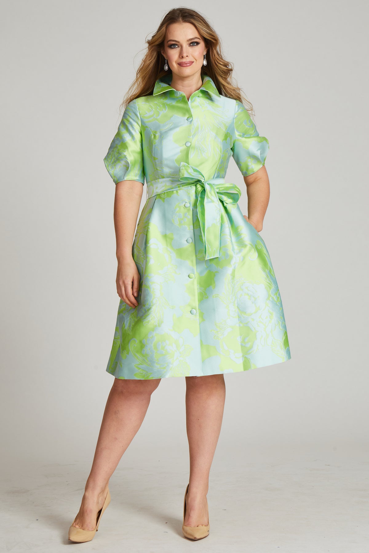 Color_Aqua Lime Plus Size Image